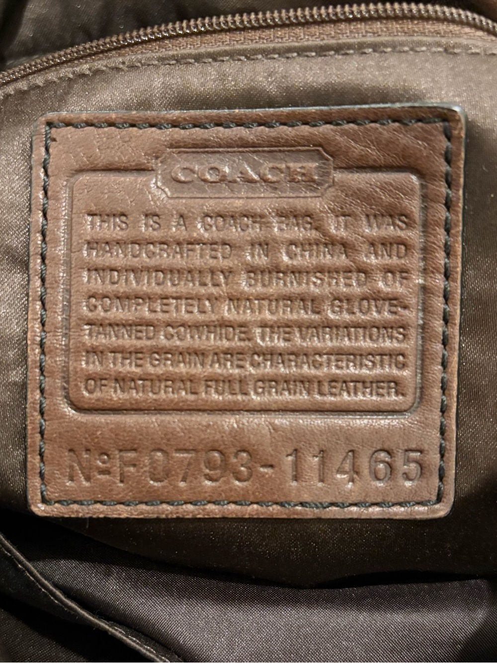 COACH Bleecker Leather Patchwork Large Feed Duffle Ltd Ed. #11465 Shoulder Bag - Picture 5 of 5